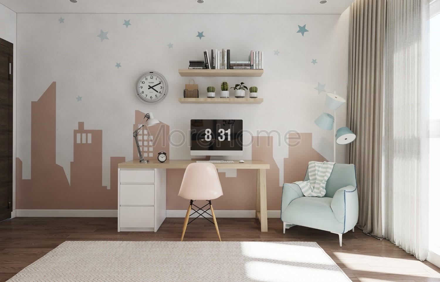  Giấy dán tường phòng ngủ trẻ em